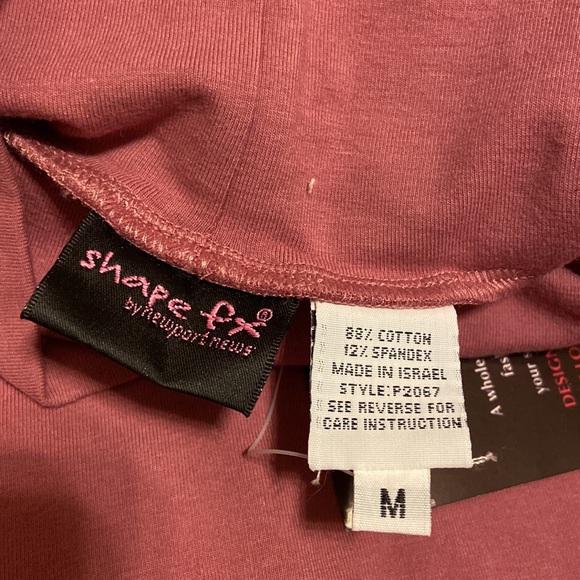 Vintage NWT Mauve Spandex Shapefx Bodysuit - Picture 4 of 4